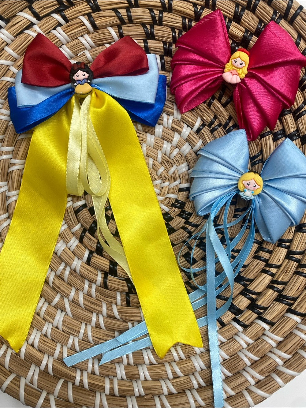 Bundle of 3 Princess Hair Bows